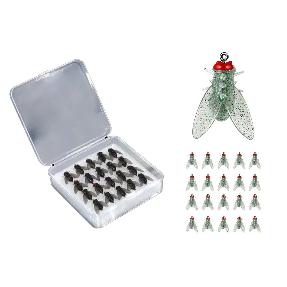 Trout Fly Fishing Lure Kit With Jig Swimbait Hooks