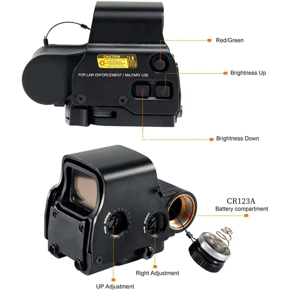 Bestsight 558 Red Dot Holographic Reflex Sight With Picatinny Mount