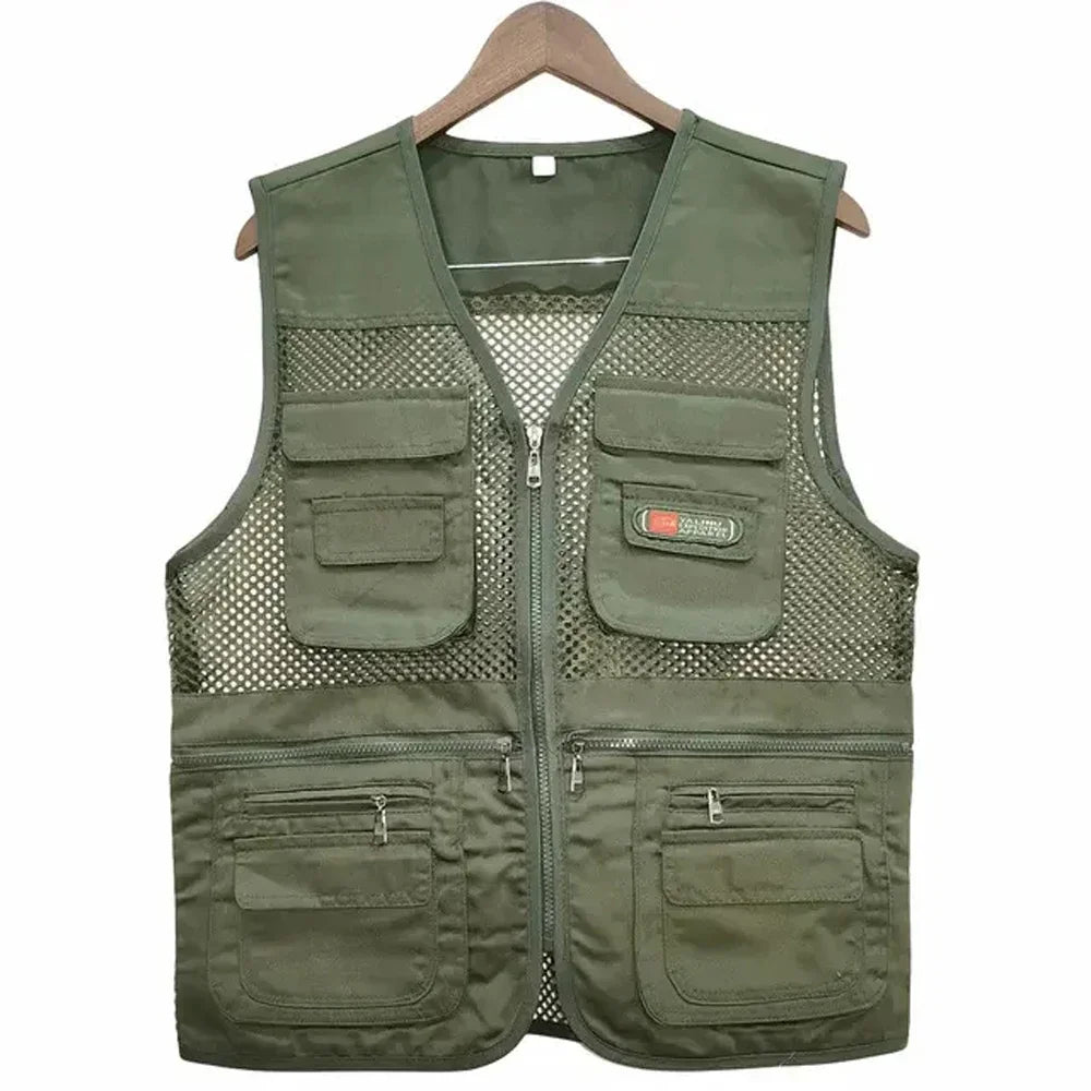 Lightweight Mesh Vest With Multi Pocket For Photography And Outdoor