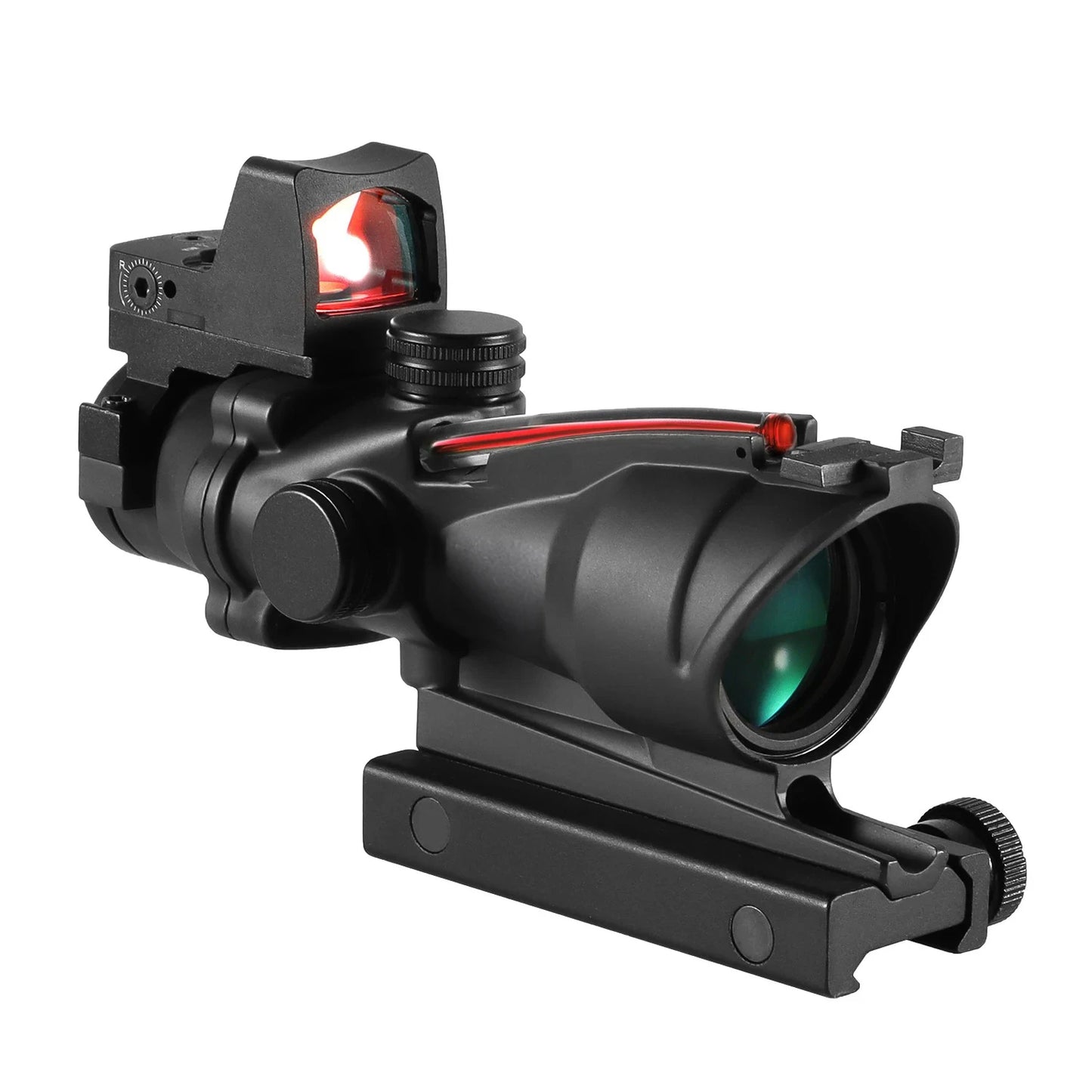 Nabila Adjustable 4x32 Red Dot Rifle Scope With 20mm Rail