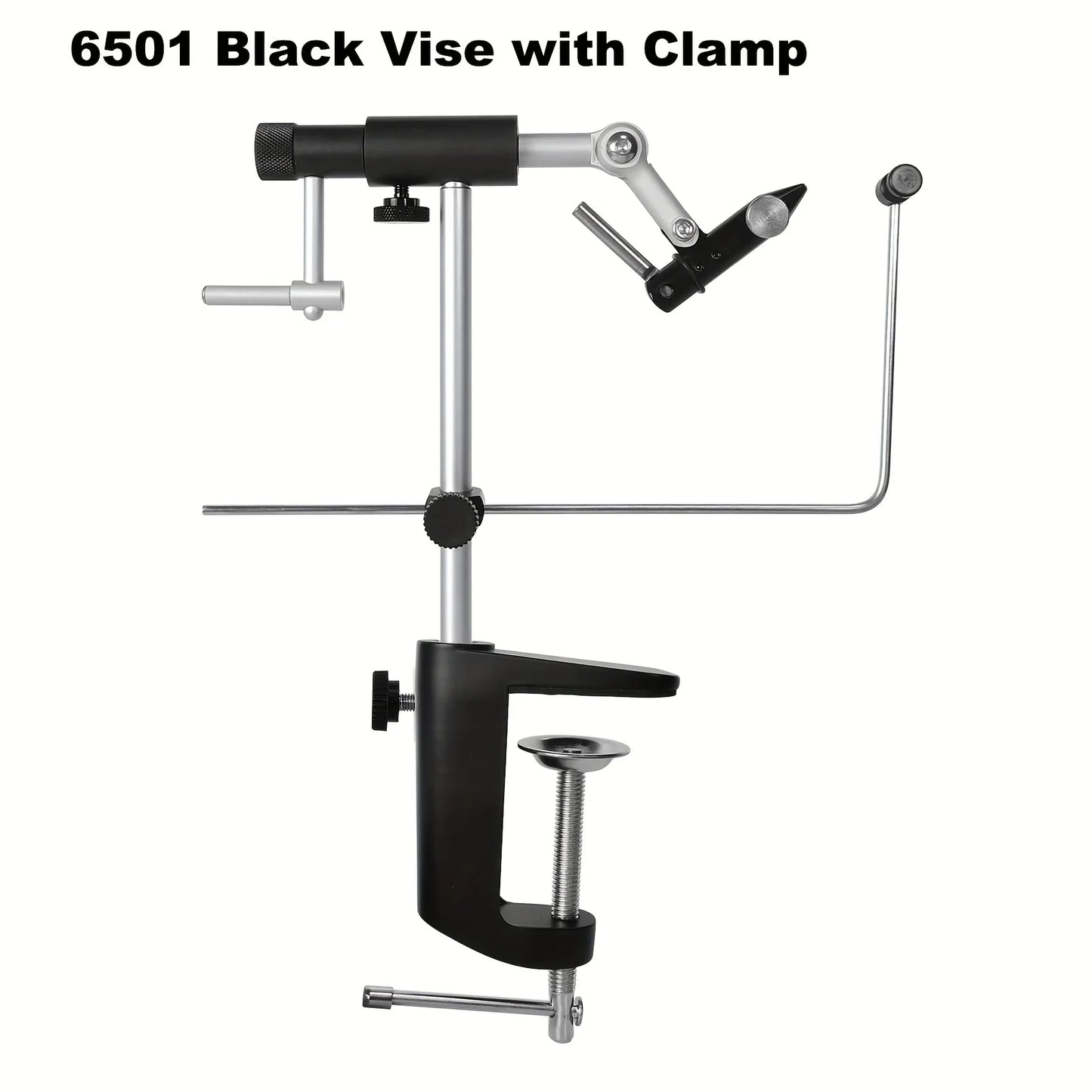 Aventik 360 Degree Rotatable Fly Tying Vise With Aluminum Base