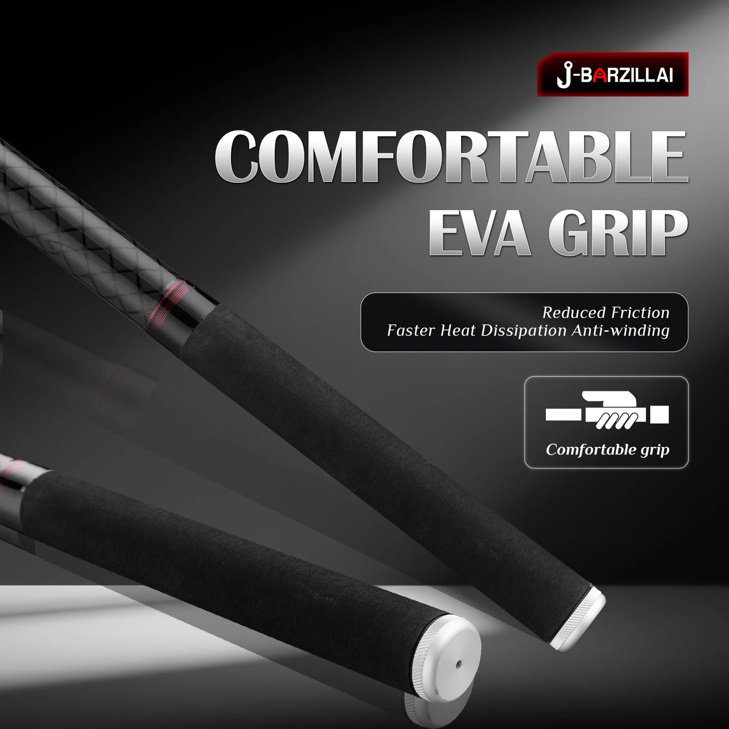 J-BARZILLA Telescopic Surf Fishing Rod Long Casting