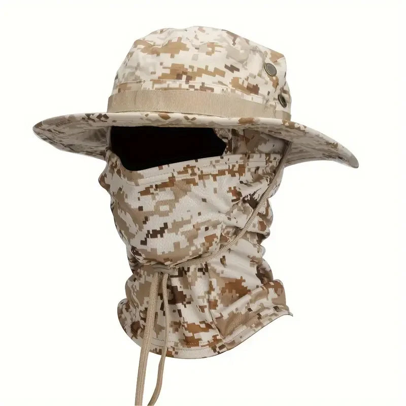 CN Zhejiang Camouflage Boonie Cap Balaclava Hat Outdoor Hunting