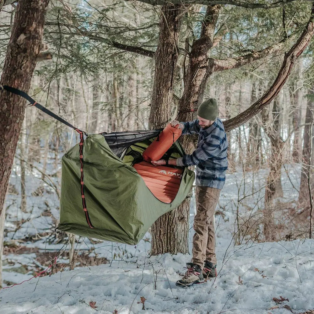 YTYIN Lay Flat Hammock Tent With Mosquito Net Haven Waterproof Rainfly