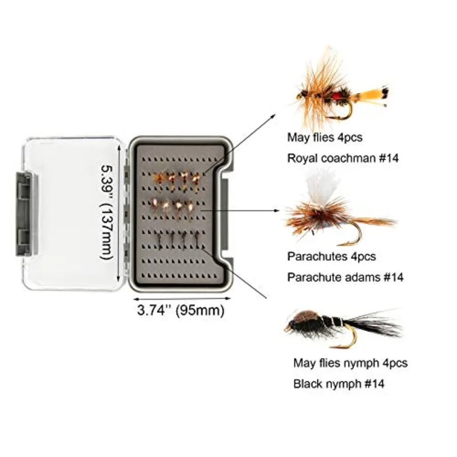 Extreme Fly Fishing Combo Kit Starter Rod And Reel Travel Case