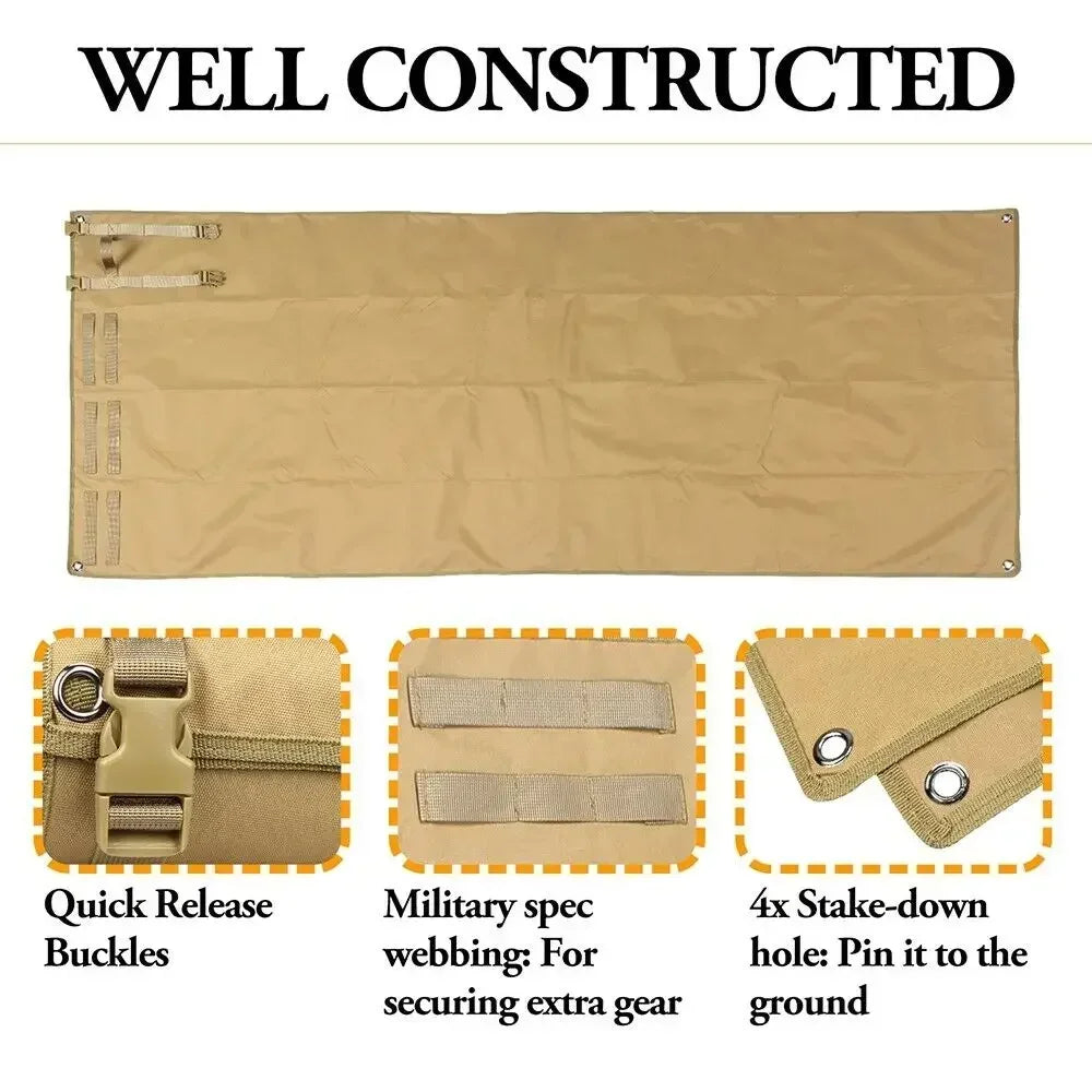 Guangdong Waterproof Tactical Roll Up Shooting Mat Non Slip Durable Nylon