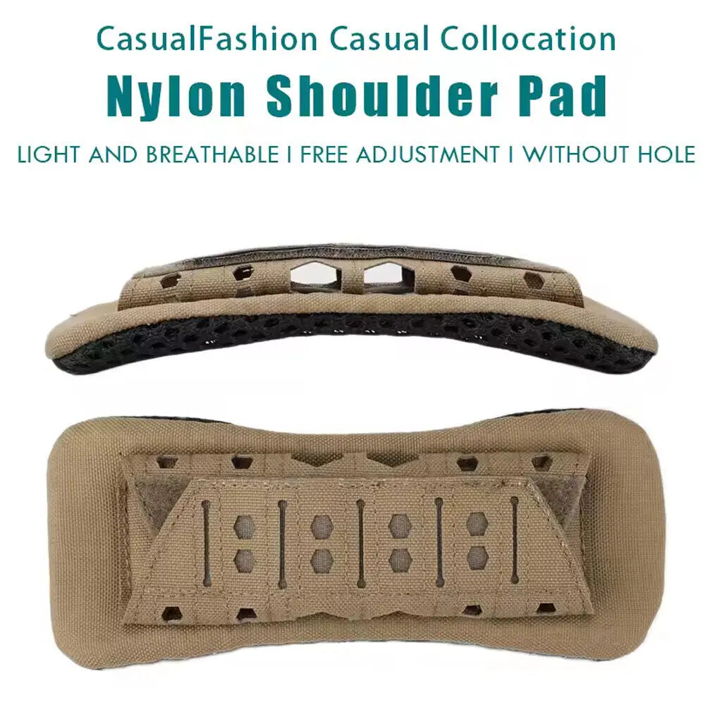 Nylon Mesh Vest Shoulder Pad Tactical MOLLE Backpack