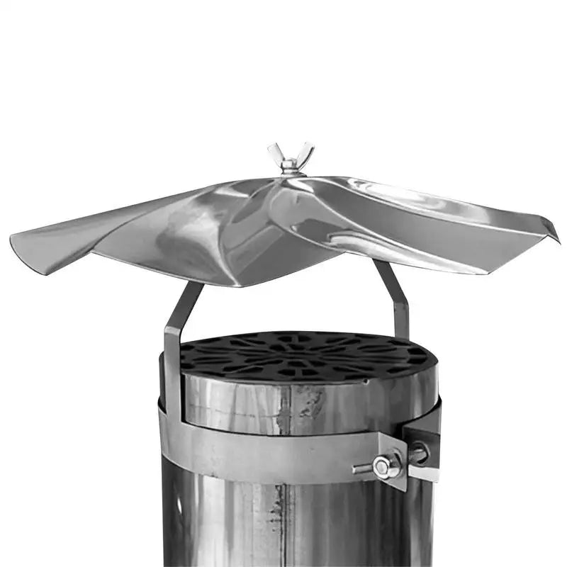 Stainless Steel Wood Stove Chimney Cap for Camping Outdoor Roof Vent