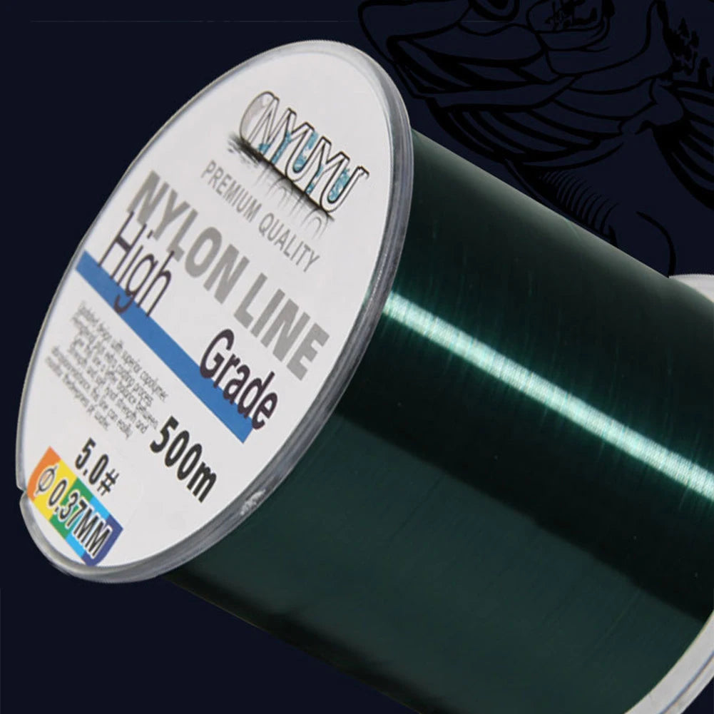 Braided Fishing Line 500M Abrasion Resistant 18 To 90Lb Nylon For Saltwater