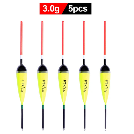 Shiqian Balcedarwood Carp Fishing Float Long Tail Drifting 5 Pieces