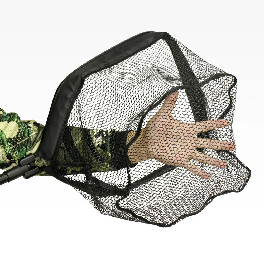 High-concerned Folding Floating Fishing Landing Net With EVA Handle