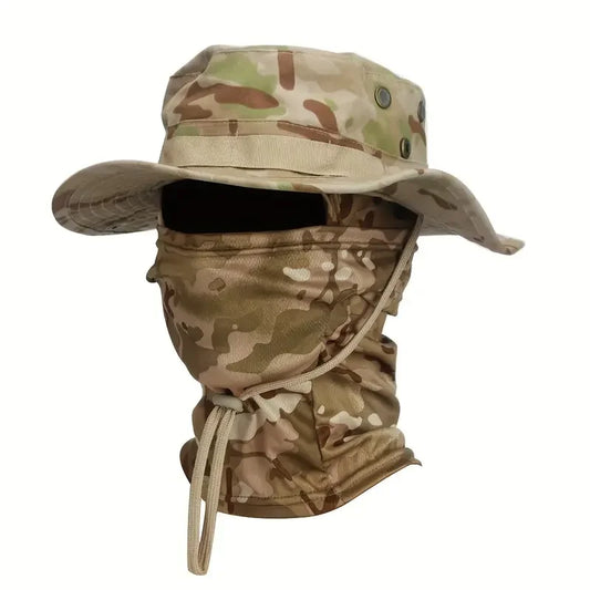 CN Zhejiang Camouflage Boonie Cap Balaclava Hat Outdoor Hunting