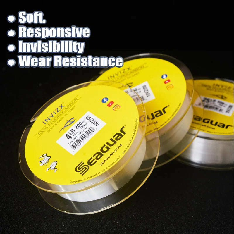 Seaguar InvizX 100 Percent Fluorocarbon Fishing Line