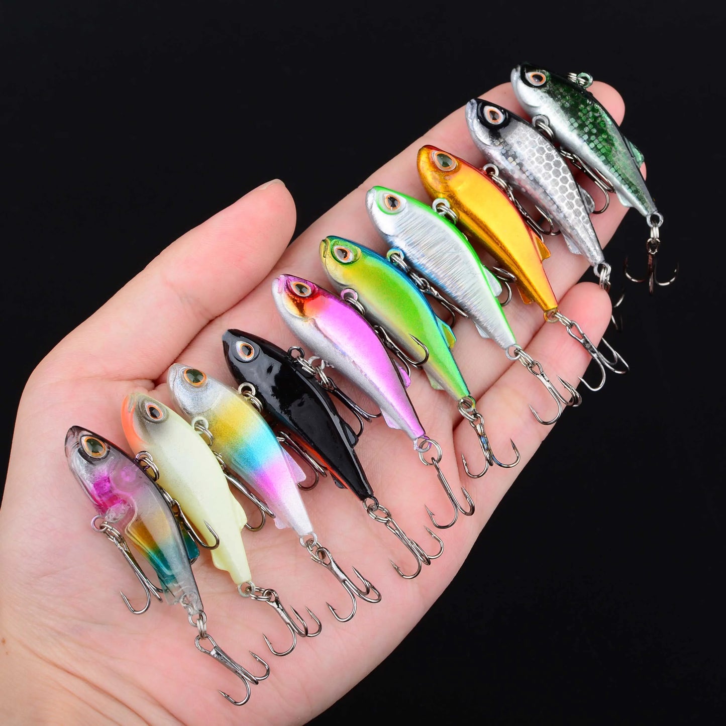 Mini VIB Fishing Lure Vibration Bait For Ice Bass Tackle