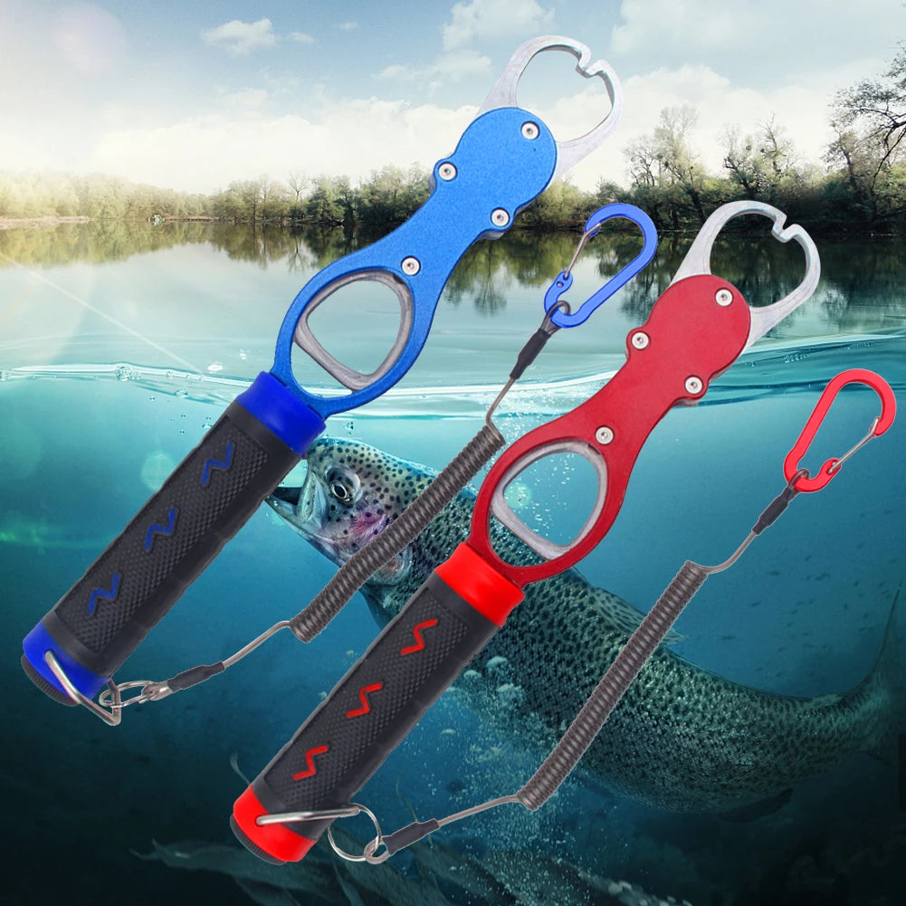 Shunmaii Fishing Pliers Lip Gripper With Lanyard Non Slip Handle