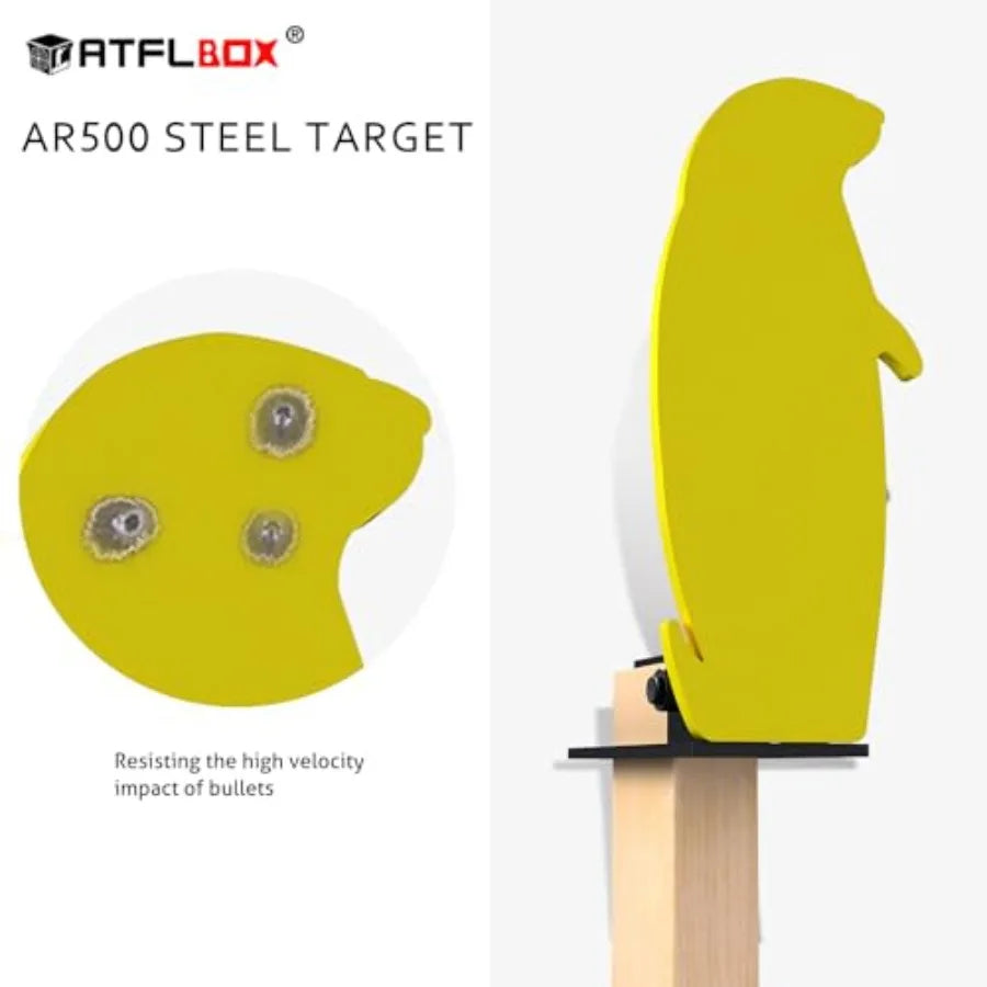Prairie Dog AR500 Auto Reset Target Three Eighths Inch With Stand