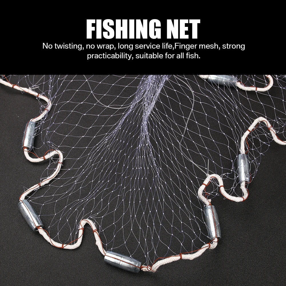 Cast Net Durable Premium Saltwater Fishing Net For Bait