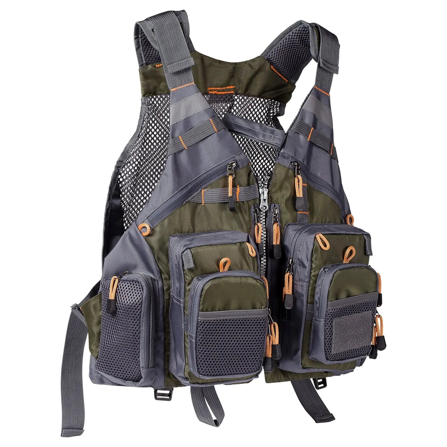 Bassdash Breathable Adjustable Fishing Vest For Outdoor Sports And Tackle
