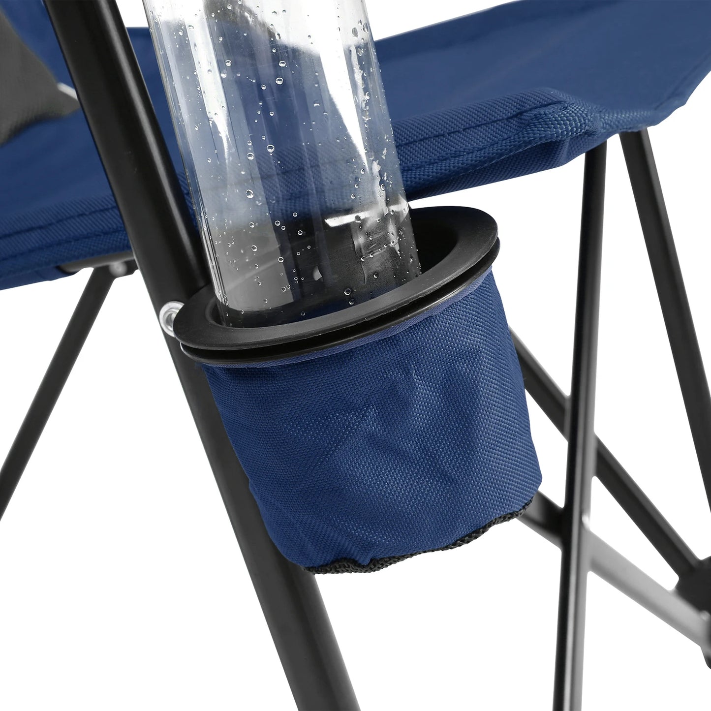 TWISTER.CK Outdoor Folding Moon Chair With Armrests For Camping