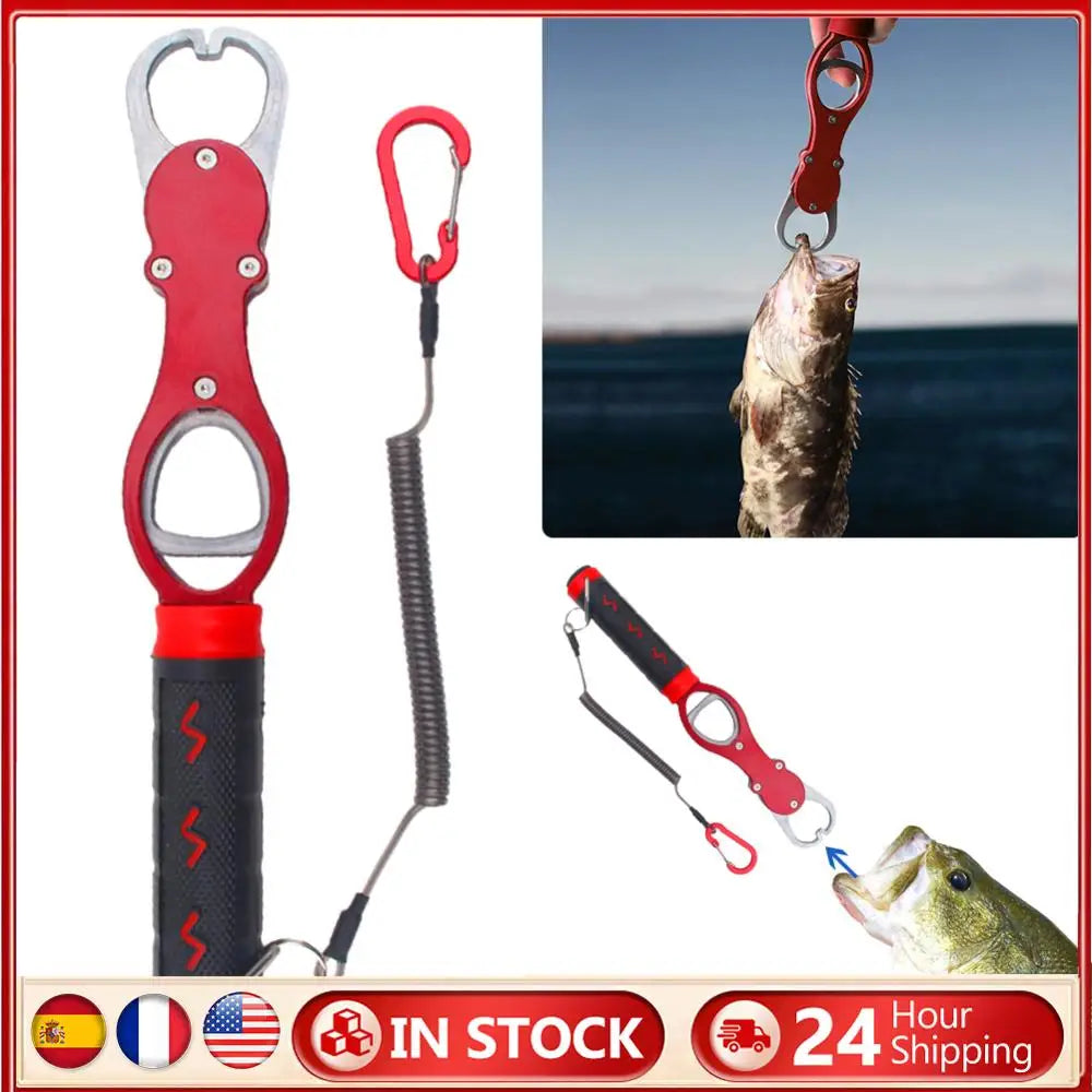 Shunmaii Fishing Pliers Lip Gripper With Lanyard Non Slip Handle