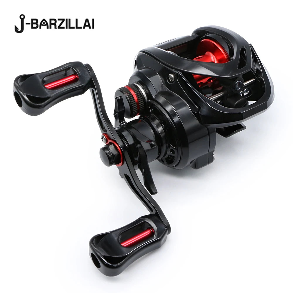 J-BARZILLAI PL Baitcasting Fishing Reel 5 Plus 1BB 7To1 Gear Ratio