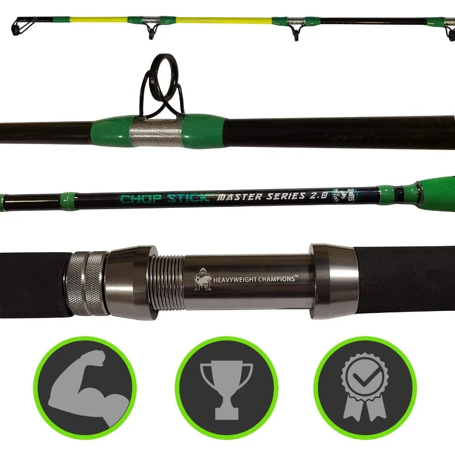 Master Series Catfish Baitcasting Rod For Heavy Lure Fishing