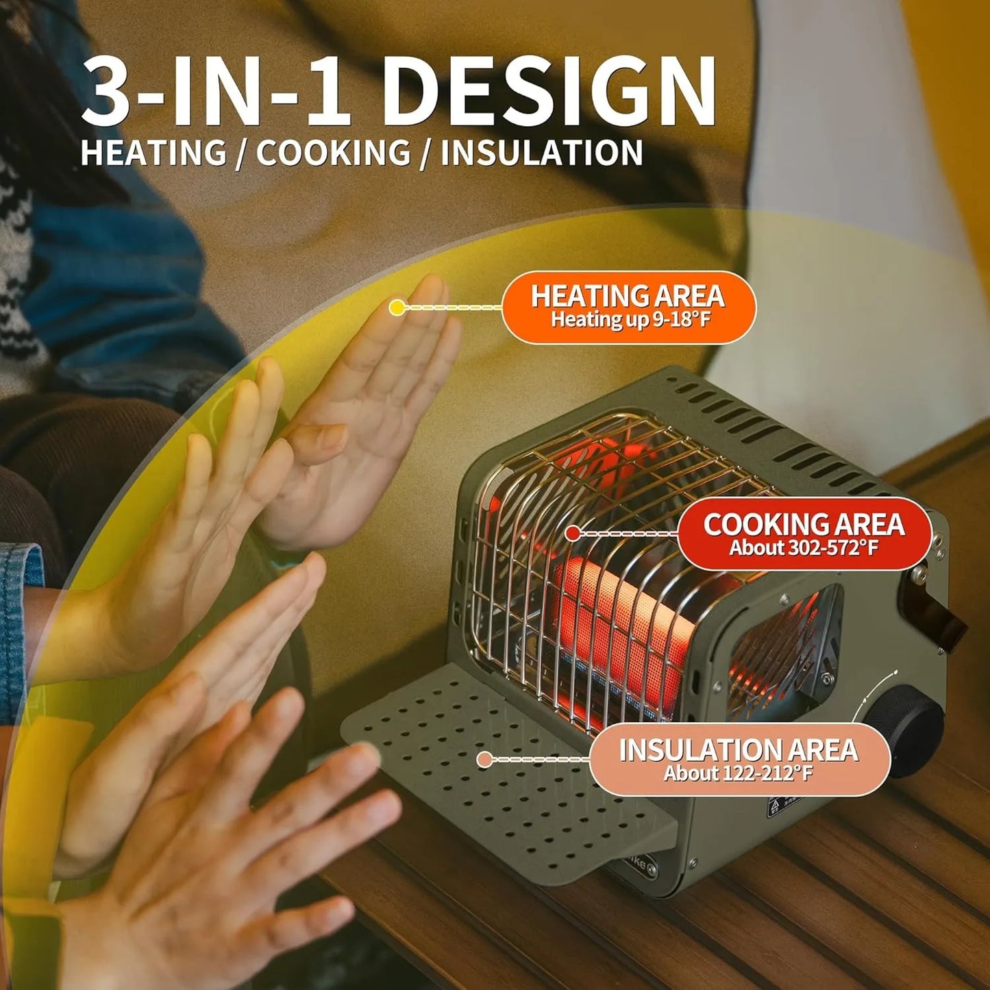 Naturehike Portable Camp Heater for Indoor and Outdoor Use