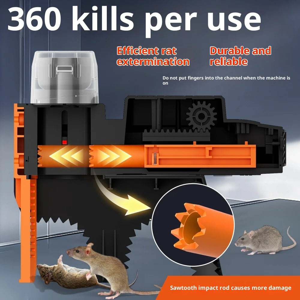 2025 New Intelligent Induction Black Technology Indoor and Outdoor Super Efficient Household Mousetrap,Electronic Rodent Hunter