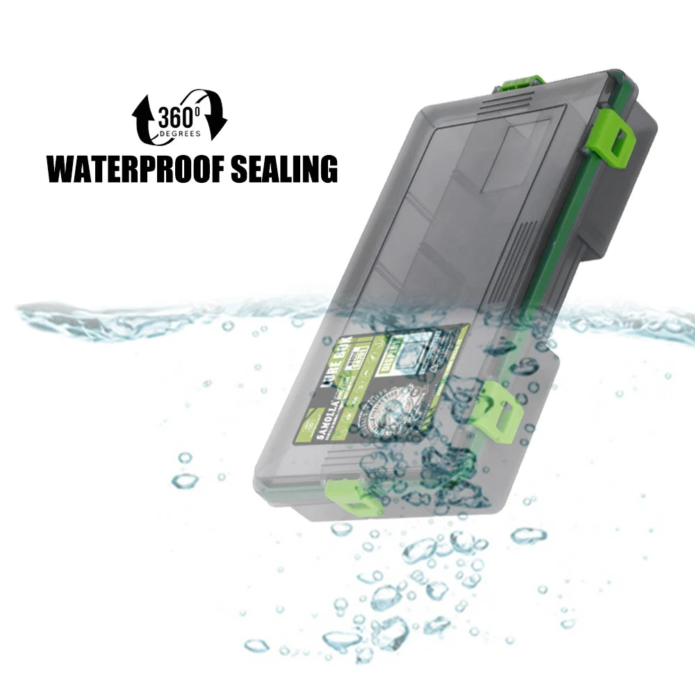 SAMOLLA Fishing Tackle Waterproof Box For Lure Storage And Hooks