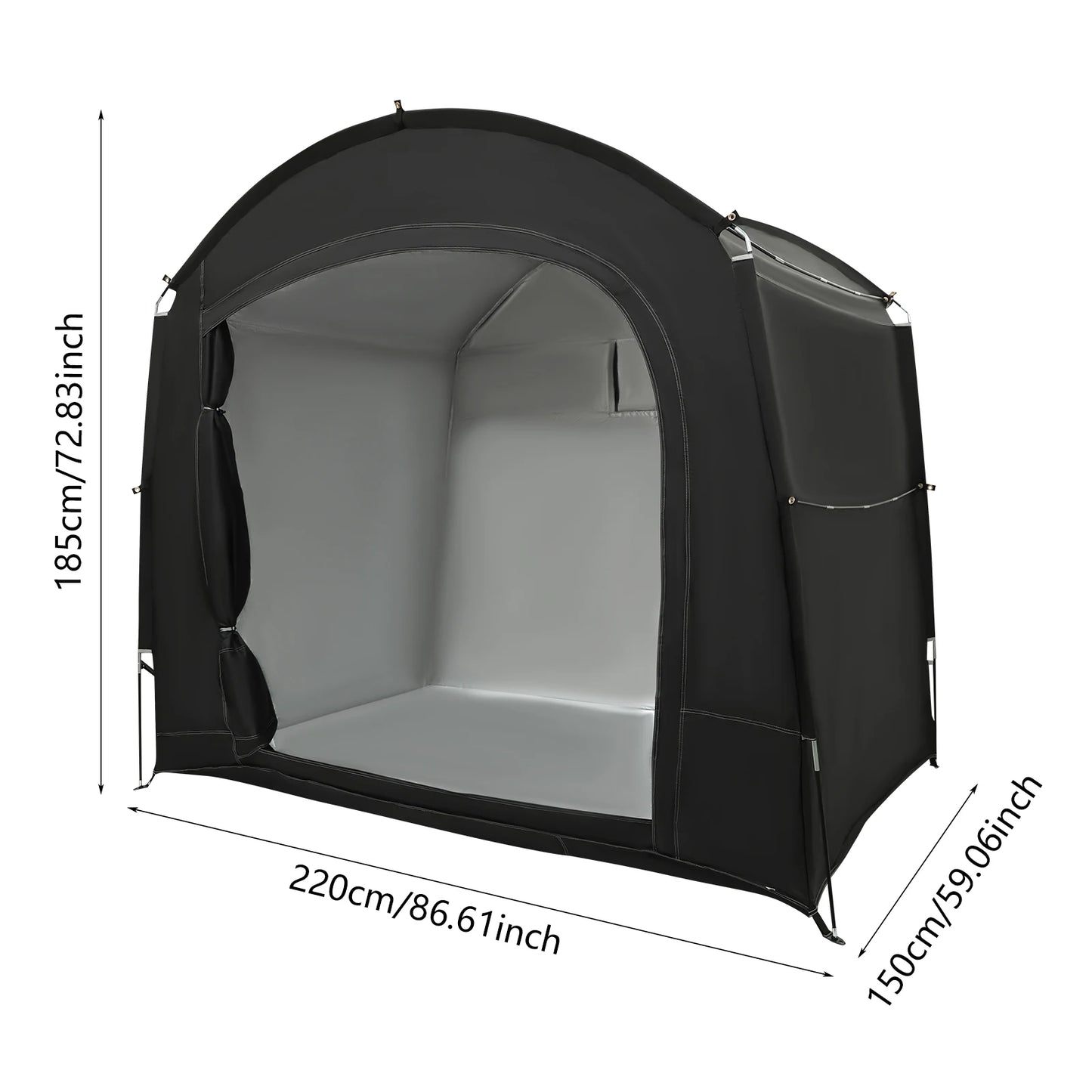 Bymaocar Bike Storage Tent Travel For 1-4 Bikes Outdoor