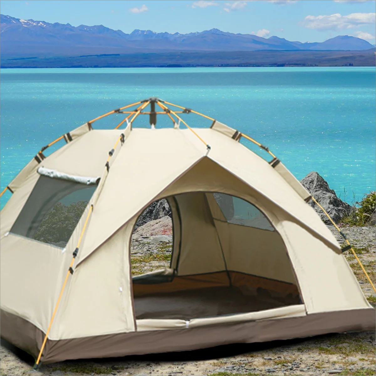 Pakicetus Outdoor Camping Tent Sunshade With Two Doors