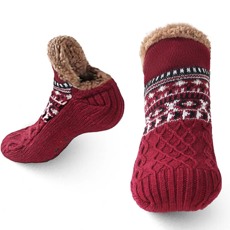 CN Zhejiang Winter Non Slip Floor Socks Velvet Home Wear