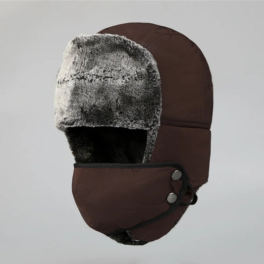 CN Zhejiang Pilot Hat Ushanka Winter Trapper Windproof Mask Unisex