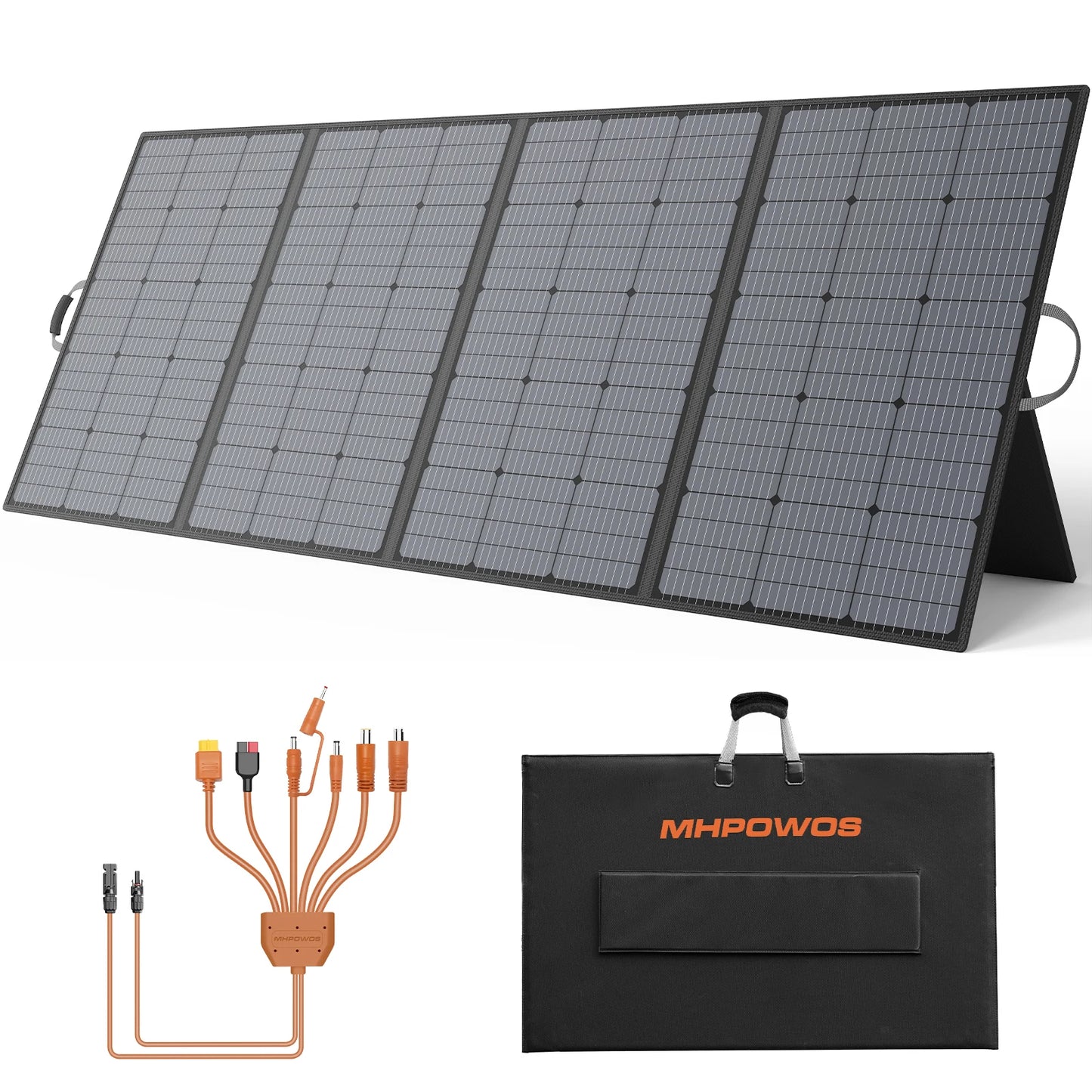MHPOWOS 400W Foldable Portable Solar Panel For Power Stations