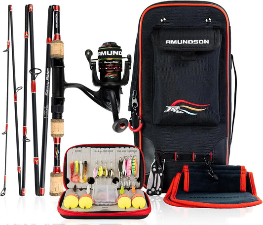 Automatic Quick Setup Fishing Combo With PreTied Lures