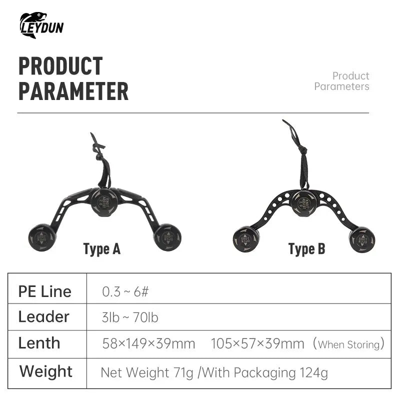 LEYDUN Knotter Assist Line Leader Connection Knotting Tool