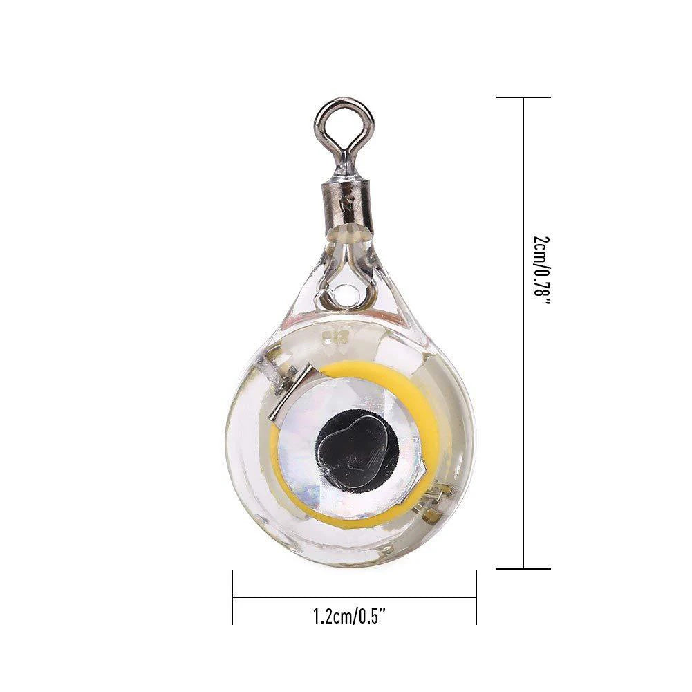 Mini LED Deep Drop Fishing Lure Luminous Underwater Eye Shape