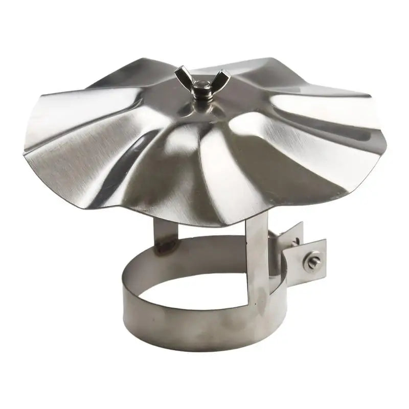 Stainless Steel Wood Stove Chimney Cap for Camping Outdoor Roof Vent