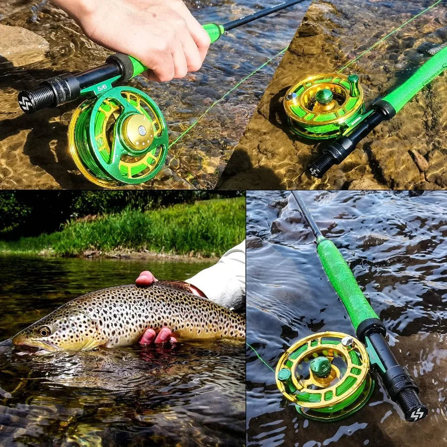 Fly Fishing Starter Kit 6 Weight Rod For Freshwater Saltwater