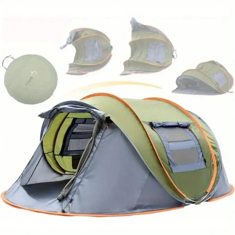 Camping Tent Two Door Pop Up Waterproof UPF50 Set Up
