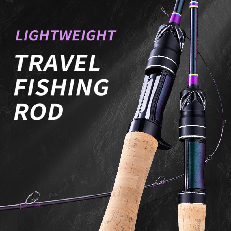 Rooblinos Ultralight Fishing Rod Spinning Casting Travel Rod