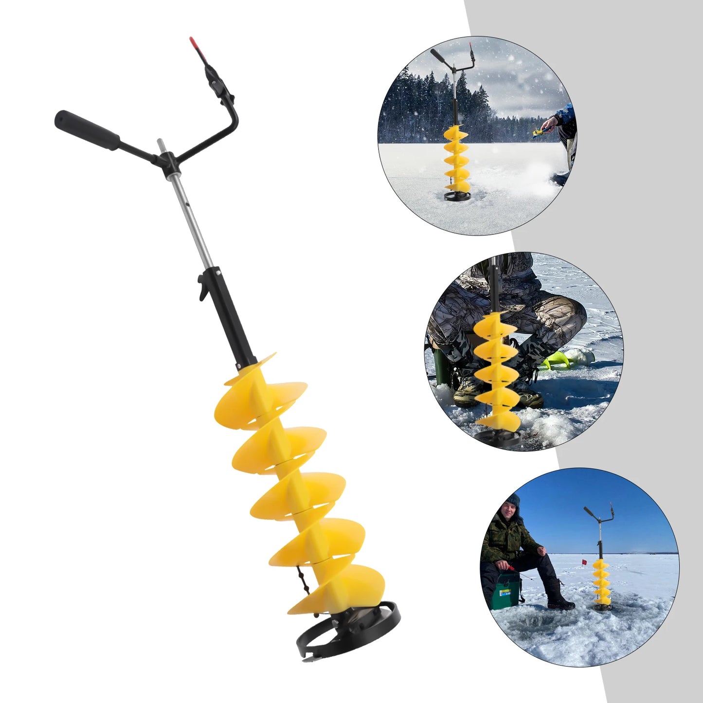 TOOL1SHOoo Ice Drill Auger For Winter Fishing Cordless Electric