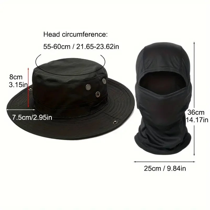 CN Zhejiang Camouflage Boonie Cap Balaclava Hat Outdoor Hunting