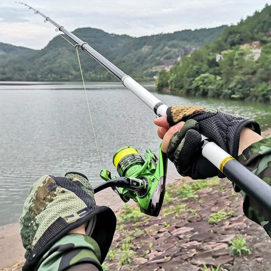 FridayInFishing Telescopic Adjustable Spinning Rod for Saltwater and Freshwater
