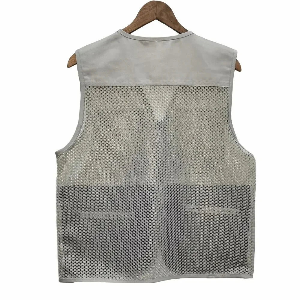 Lightweight Mesh Vest With Multi Pocket For Photography And Outdoor