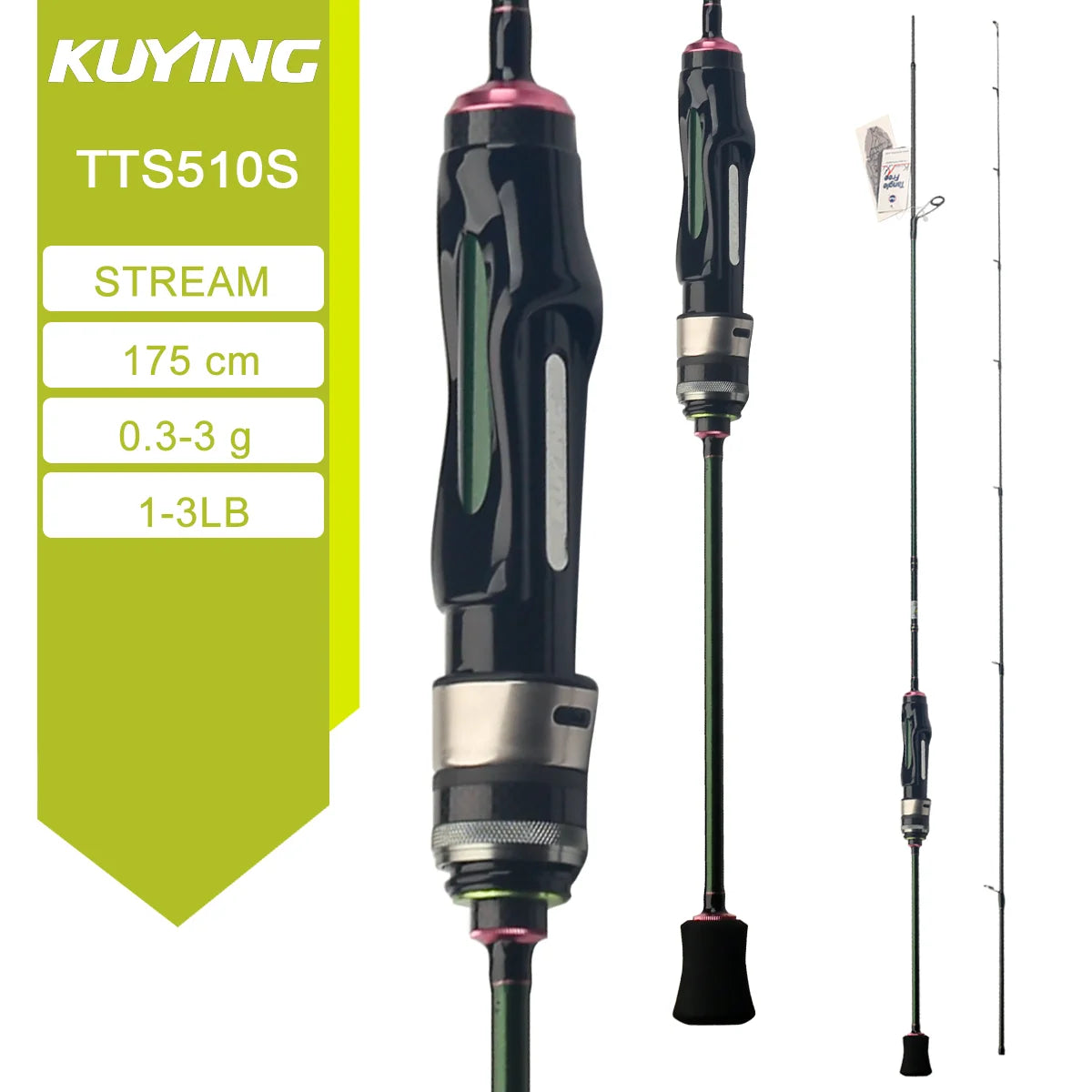 KUYING TETON Stream Rod Fast Action 6-10 Lb 0.3-8 G
