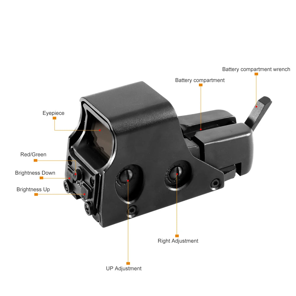 Bestsight Holographic Reflex Sight for Rifle Scope Mounts