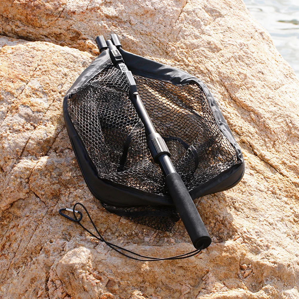 High-concerned Folding Floating Fishing Landing Net With EVA Handle