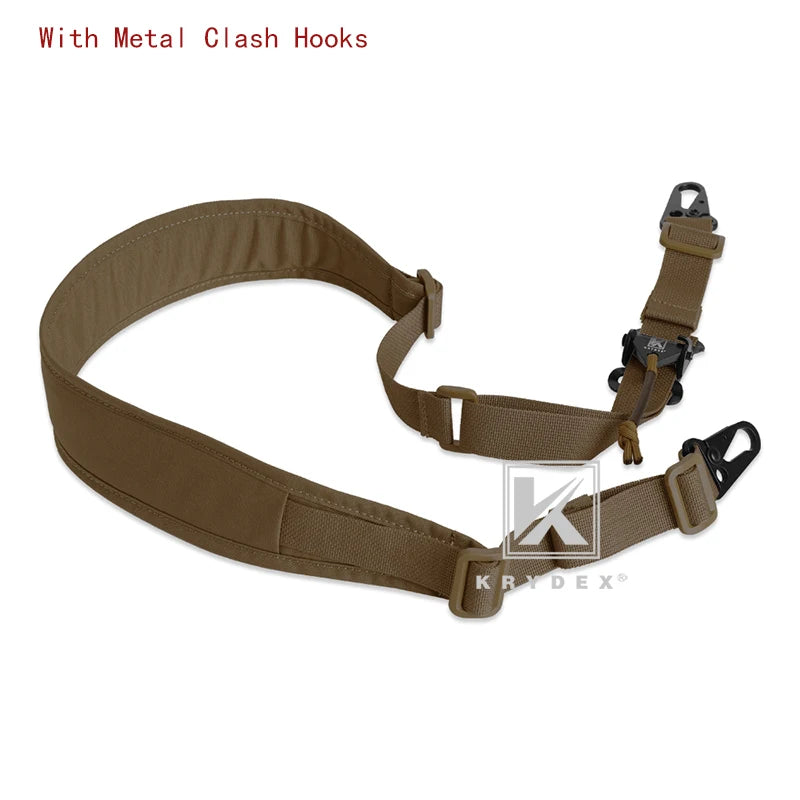 KRYDEX Tactical Modular Rifle Sling 2 Point Removable 1 Point