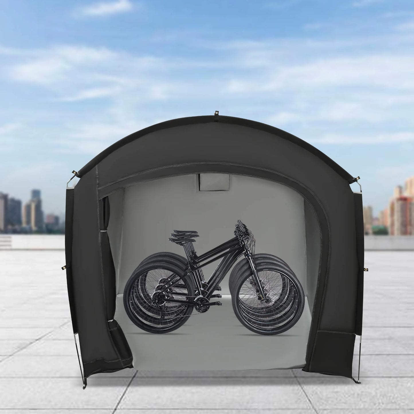 Bymaocar Bike Storage Tent Travel For 1-4 Bikes Outdoor
